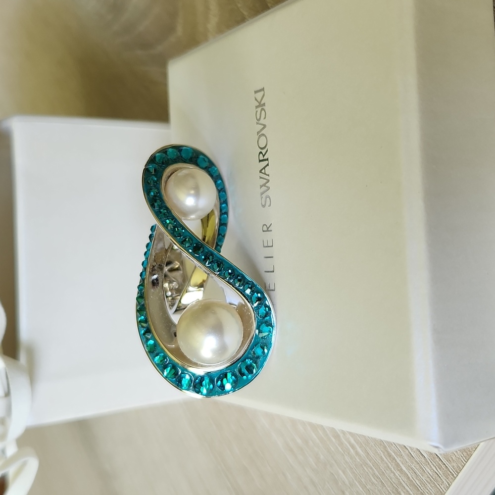 Atelier Swarovski open ring new size 55 (7)